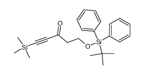 5-((tert-butyldiphenylsilyl)oxy)-1-(trimethylsilyl)pent-1-yn-3-one结构式