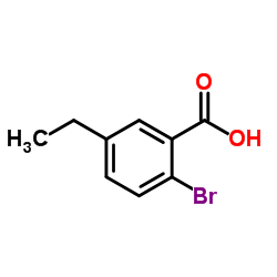 2-溴-5-乙基苯甲酸结构式