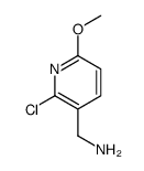 (2-chloro-6-methoxypyridin-3-yl)methanamine Structure