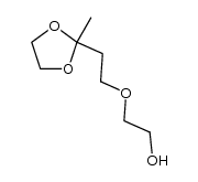 2-[2-(2-methyl-[1,3]dioxolan-2-yl)-ethoxy]-ethanol结构式