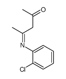4-(2-chlorophenyl)iminopentan-2-one结构式
