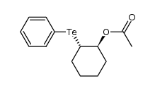 2-acetoxycyclohexyl phenyl telluride结构式