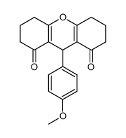 9-(4-methoxyphenyl)-1,2,3,4,5,6,7,8-octahydroxanthene-1,8-dione Structure