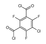 5-chloro-2,4,6-trifluorobenzene-1,3-dicarbonyl chloride结构式
