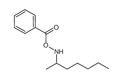 O-benzoyl-N-(heptan-2-yl)hydroxylamine Structure