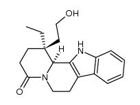(1S,12bS)-1-ethyl-1-(2-hydroxyethyl)-4-oxo-2,3,6,7,12,12b-hexahydro-1H-indolo[2,3-a]quinolizine结构式