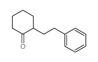 2-(2-phenylethyl)cyclohexan-1-one结构式