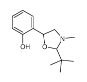 2-(2-tert-butyl-3-methyl-1,3-oxazolidin-5-yl)phenol结构式