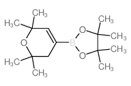 (2,2,6,6-tetramethyl-3,6-dihydro-2H-pyran-4-yl)boronic acid, pinacol ester Structure