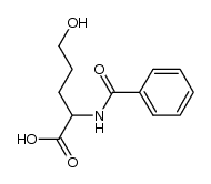 2-benzoylamino-5-hydroxy-valeric acid Structure