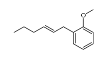 o-(hex-2-en-1-yl)anisole Structure