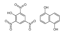 naphthalene-1,5-diol,2,4,6-trinitrophenol Structure