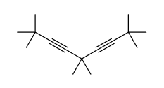 2,2,5,5,8,8-hexamethylnona-3,6-diyne structure