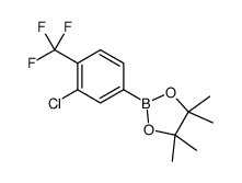 2-(3-氯-4-(三氟甲基)苯基)-4,4,5,5-四甲基-1,3,2-二氧硼杂环戊烷图片