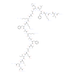 (ALA8,13,18)-MAGAININ II AMIDE structure