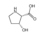 (2R,3S)-3-羟基吡咯烷-2-羧酸结构式