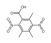 2,4,5-trimethyl-3,6-dinitrobenzoic acid Structure