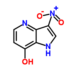 7-Hydroxy-3-nitro-4-azaindole Structure