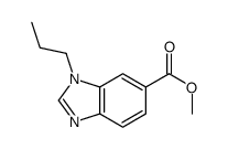 Methyl 1-propyl-1H-benzo[d]imidazole-6-carboxylate Structure