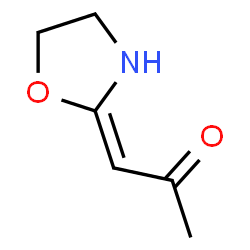 2-Propanone, 1-(2-oxazolidinylidene)-, (E)- (9CI) structure