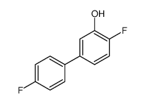 2-fluoro-5-(4-fluorophenyl)phenol结构式