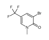 3-Bromo-1-methyl-5-(trifluoromethyl)pyridin-2(1H)-one structure