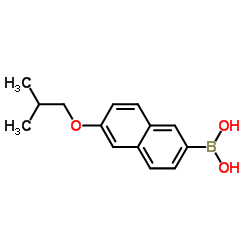 6-(2-Methylpropoxy)-2-naphthaleneboronic acid structure