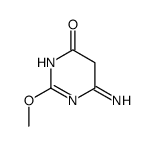 4(1H)-Pyrimidinone, 5,6-dihydro-6-imino-2-methoxy- (9CI) structure