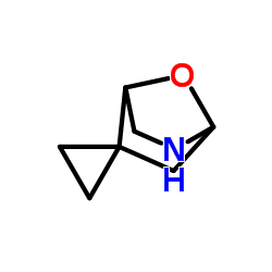 Spiro[cyclopropane-1,5-[7]oxa[2]azabicyclo[2.2.1]heptane] (9CI) structure