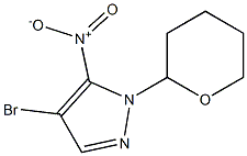 4-bromo-5-nitro-1-(tetrahydro-2H-pyran-2-yl)-1H-pyrazole picture