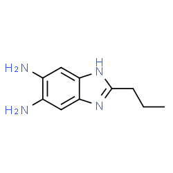 1H-Benzimidazole-5,6-diamine,2-propyl-(9CI) structure