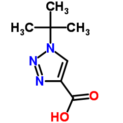 1-(tert-butyl)-1H-1,2,3-triazole-4-carboxylic acid Structure