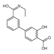 4-[3-(ethylcarbamoyl)phenyl]-2-hydroxybenzoic acid结构式