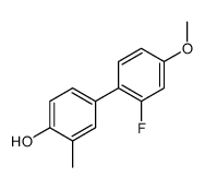 4-(2-fluoro-4-methoxyphenyl)-2-methylphenol结构式