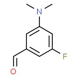 3-(Dimethylamino)-5-fluorobenzaldehyde结构式