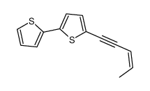 2-[(E)-pent-3-en-1-ynyl]-5-thiophen-2-ylthiophene Structure