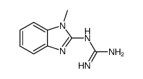 Guanidine, (1-methyl-1H-benzimidazol-2-yl)- (9CI) structure