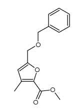 2-(methoxycarbonyl)-3-butyl-5-[(benzyloxy)methyl]furan Structure