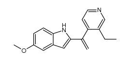 2-(1-(3-ethylpyridin-4-yl)vinyl)-5-methoxy-1H-indole Structure