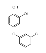 4-(3-chlorophenoxy)benzene-1,2-diol Structure