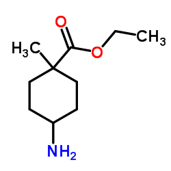 Ethyl 4-amino-1-methylcyclohexanecarboxylate结构式