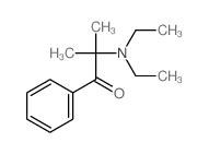 2-diethylamino-2-methyl-1-phenyl-propan-1-one Structure