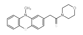 4-[(10-methylphenothiazin-2-yl)thioacetyl]morpholine结构式