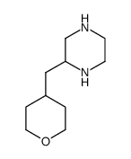 2-((tetrahydro-2H-pyran-4-yl)methyl)piperazine结构式