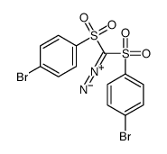 1-bromo-4-[(4-bromophenyl)sulfonyl-diazomethyl]sulfonylbenzene Structure