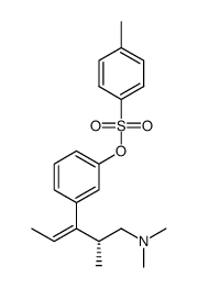 (1R)-toluene-4-sulfonic acid 3-[1-(2-dimethylamino-1-methylethyl)propenyl]phenyl ester Structure