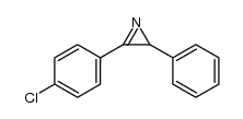2-(4-chlorophenyl)-3-phenyl-2H-azirine Structure