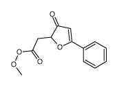 methyl 2-(3-oxo-5-phenyl-2-furyl)ethaneperoxoate Structure
