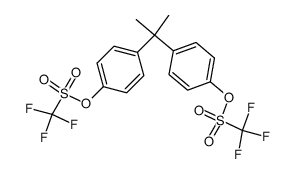 丙烷-2,2-二基双(4,1-亚苯基)双(三氟甲磺酸盐)图片