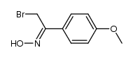 4-methoxy-α-bromoacetophenone oxime Structure